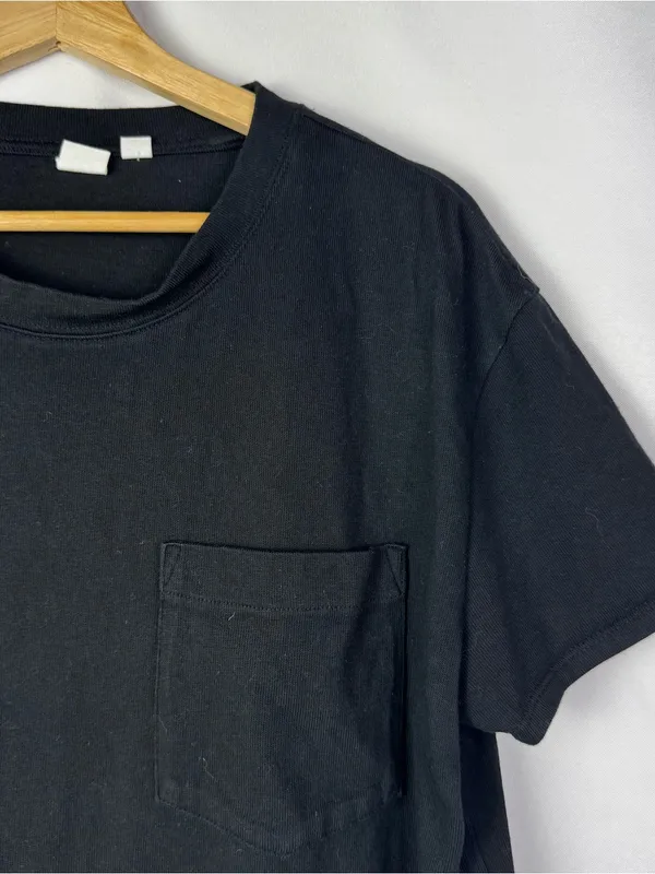 Gap Black Bust Pocket Crewneck Short Sleeve Mini T-Shirt Dress M - Image 4