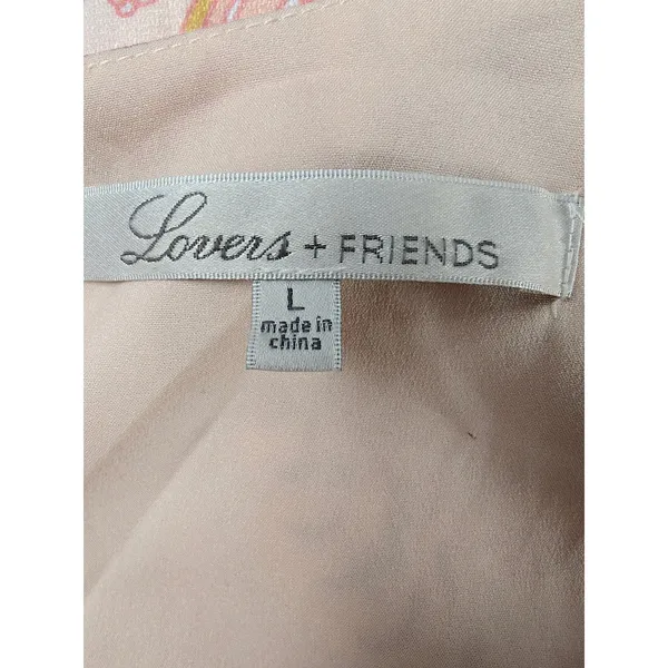 Women’s Lovers + Friends Paisley Romper Pink Multicolor Size Large - Image 5