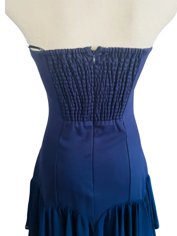 Lulus Royal Blue Strapless Mini Dress. Size Small NWOT - Image 5