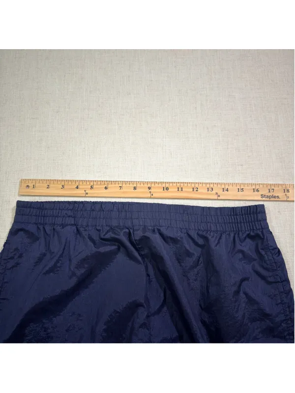 Vintage 90s USA Olympic Track Pants Windbreaker Colorblock Navy Medium - Image 4