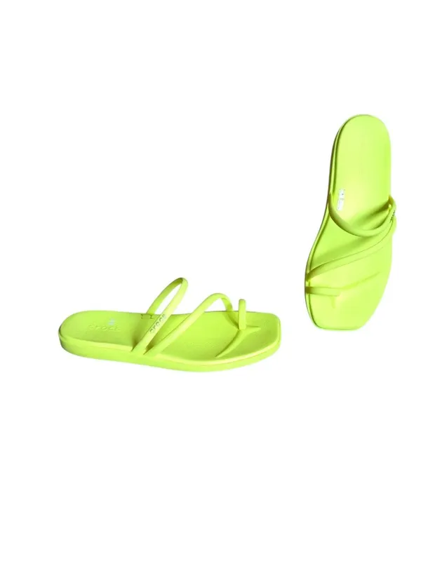 Crocs Yellow Slip On Sandals - Image 2
