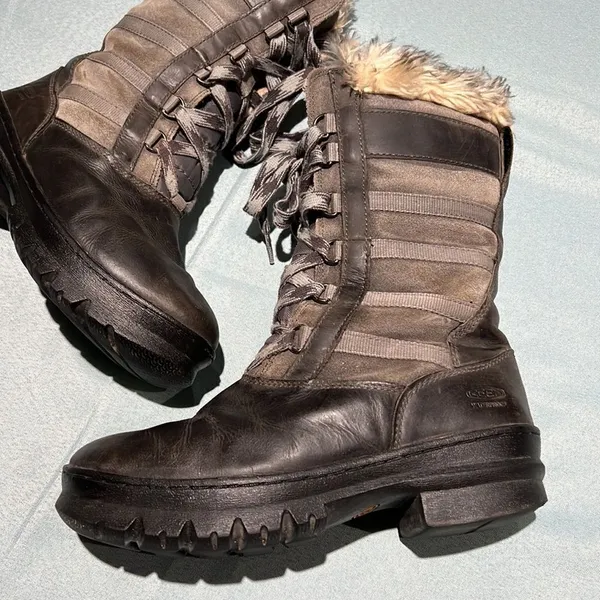 KEEN Tall Wapato Waterproof Lace Up Winter‎ Snow boot Fisherman Core C1 - Image 3