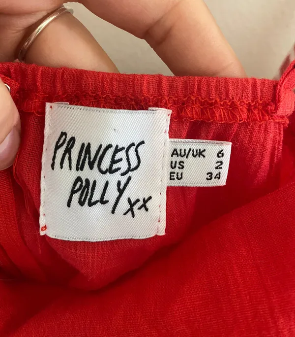Princess Polly Red Mini Dress - Image 5