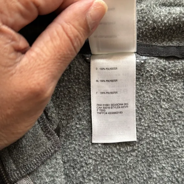 The North Face Gray Zip-Up Hoodie - Image 6
