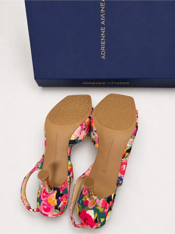 👠Adrienne Vittadini | Floral Slingback Heel-(NWT)👠 - Image 7