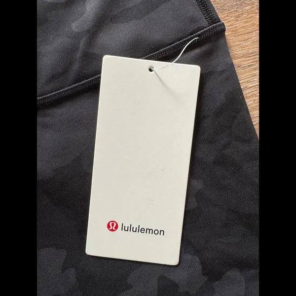 Lululemon Wunder Train High Rise 25” Heritage Camo Black Size 8 NWT - Image 5