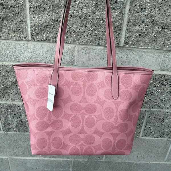 coach City Tote Bag In Signature Canvas cal49 - Image 2