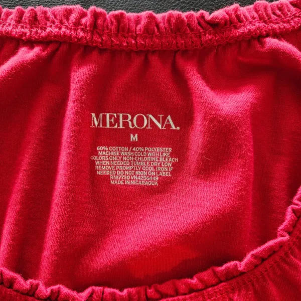 Merona Tank Top Red Woman’s Size Medium  - Image 5