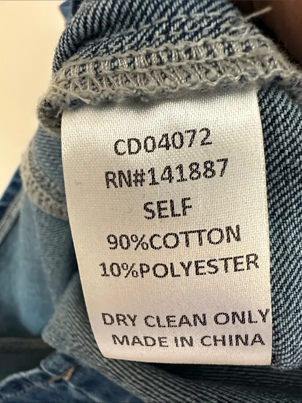 TCEC Light Blue Denim Shift Top - Image 5