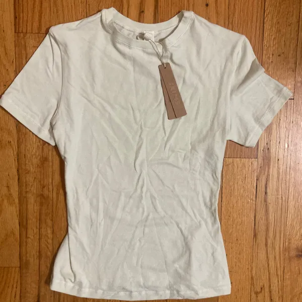 SKIMS Cotton Jersey T-Shirt XS - Image 3