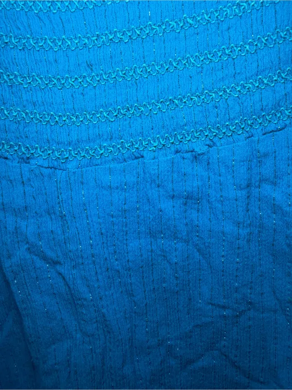 Strapless Turquoise Swim Coverup Dress - Image 2