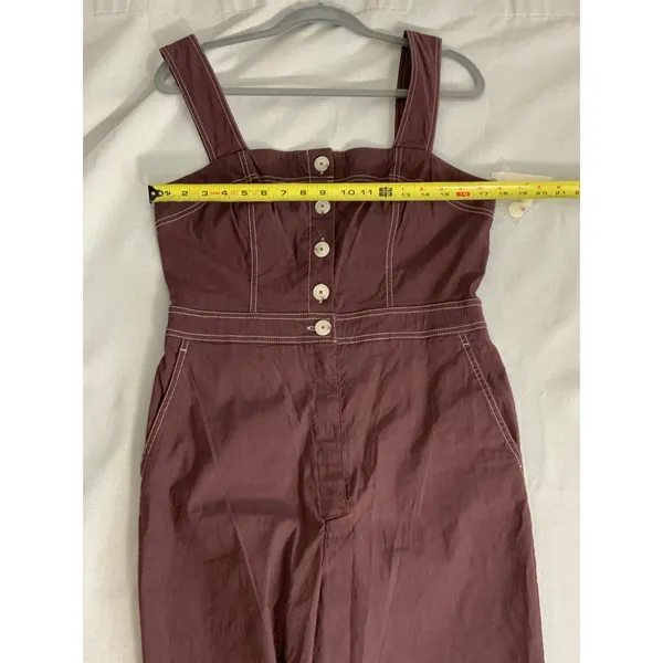 Maeve by Anthropologie The Colette Portside Button-Front Jumpsuit NWT - Image 6