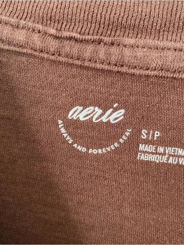 AERIE Crewneck Oversized Boyfriend Tee - Image 5
