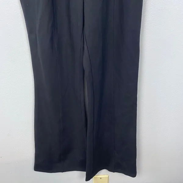 Leith Black Sleeveless Jumpsuit Square‎ Neck Wide Leg Spaghetti Straps Medium - Image 6