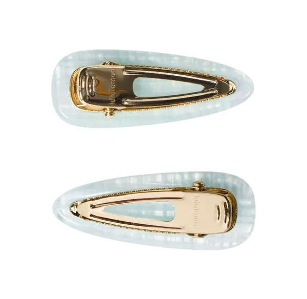 Lululemon Alligator Hair Clips 2 Pack Foam Cloud White - Image 3