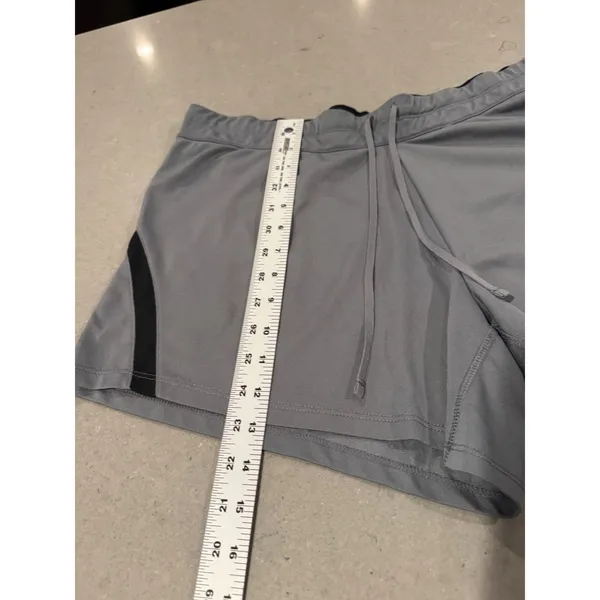 Nike Dri Fit Womens‎ Athletic Shorts Gray Black Size XL Workout Running - Image 2