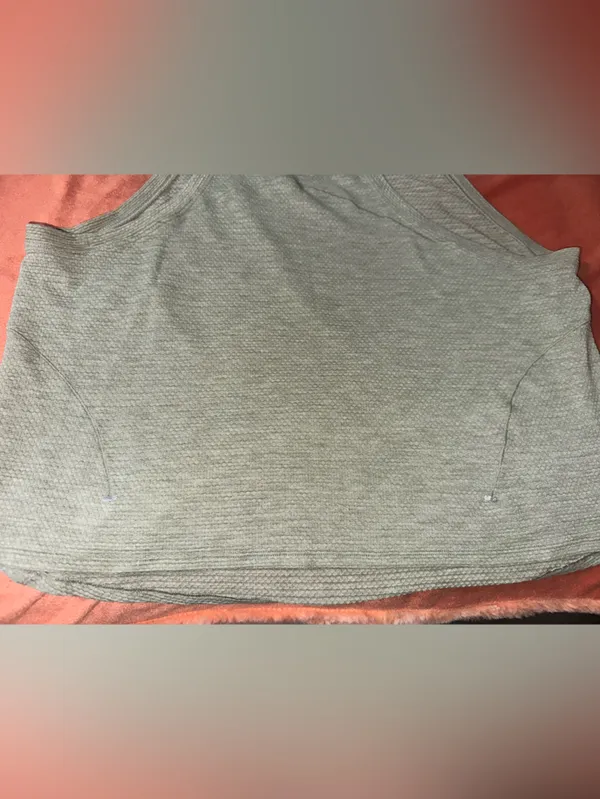 Lululemon Run and Train Racerback Tank Heathered Rosemary Green $58 MSRP - Image 8