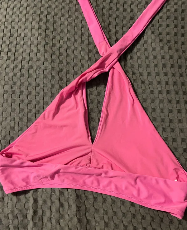 Aerie Hot Pink Bikini Top - Image 2
