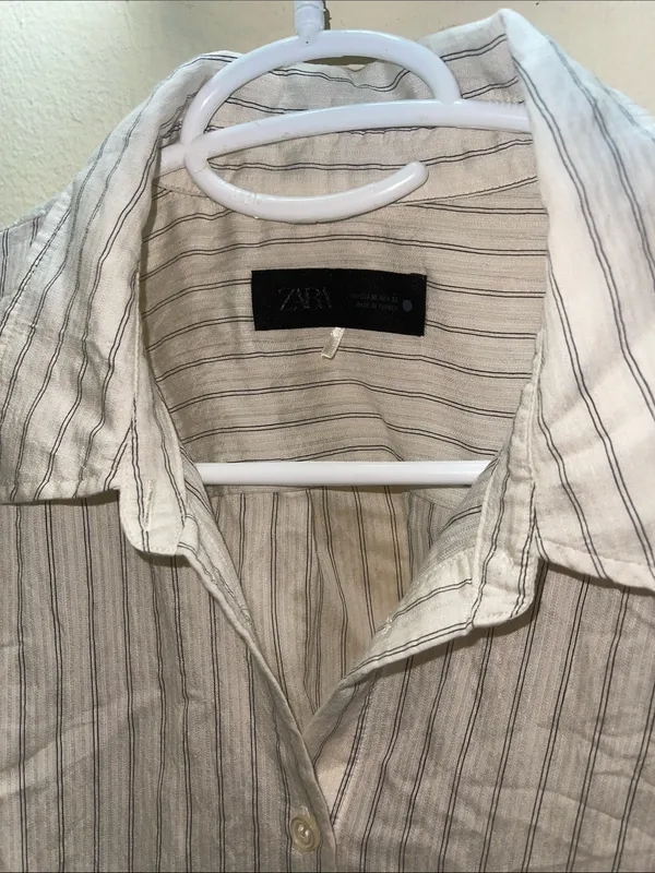 Zara Stripped button down shirt - Image 4