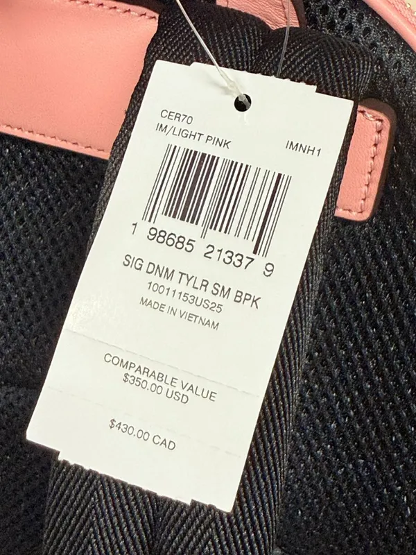 coach Taylor Small Backpack In Signature Denim cer70 - Image 8