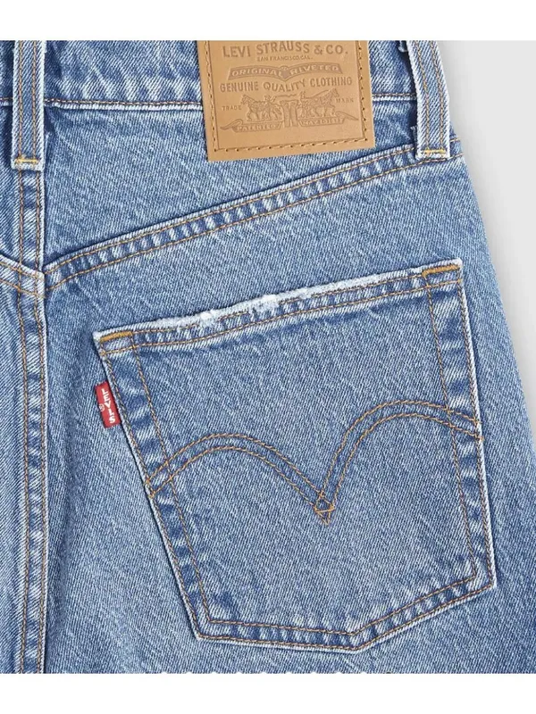 New Levi's 32x27 Premium Ribcage Straight Ankle Women's Jeans Dance Around - Image 5