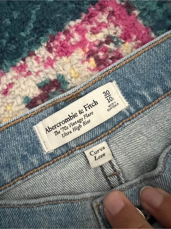 Abercrombie the 70s ultra vintage flare high rise 10S - Image 7