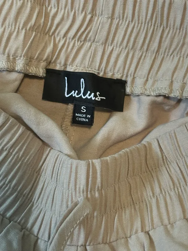 Lulus Beige Cargo Joggers - Image 4