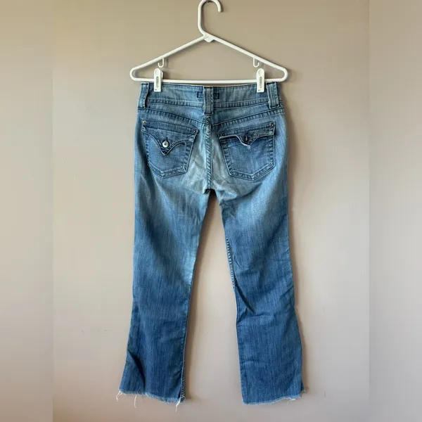 Hudson Jeans Vintage Women’s Double Button Bootcut Light Denim Jeans Size‎ 27 - Image 8