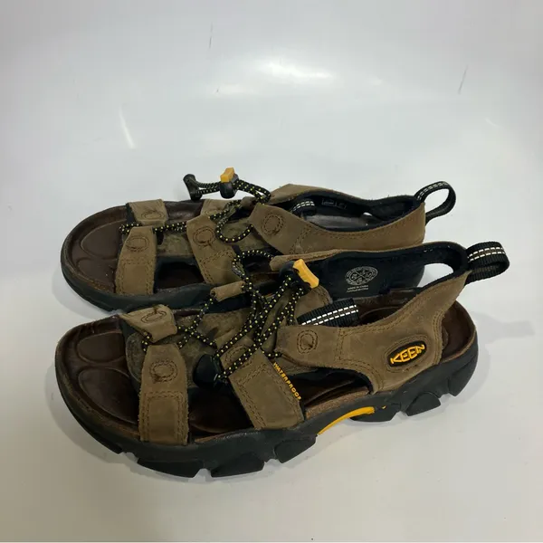 Keen Sarasota tan leather sandals women's size‎ 6 outdoor hiking casual - Image 4