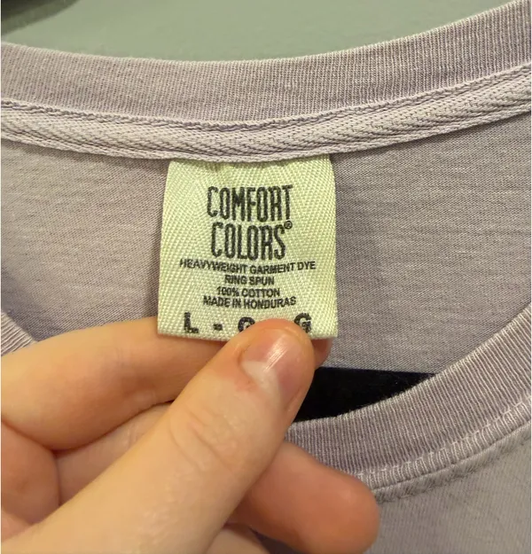 Comfort Plus by Predictions Comfort Colors Athens GA Logo T-Shirt Purple - Image 3