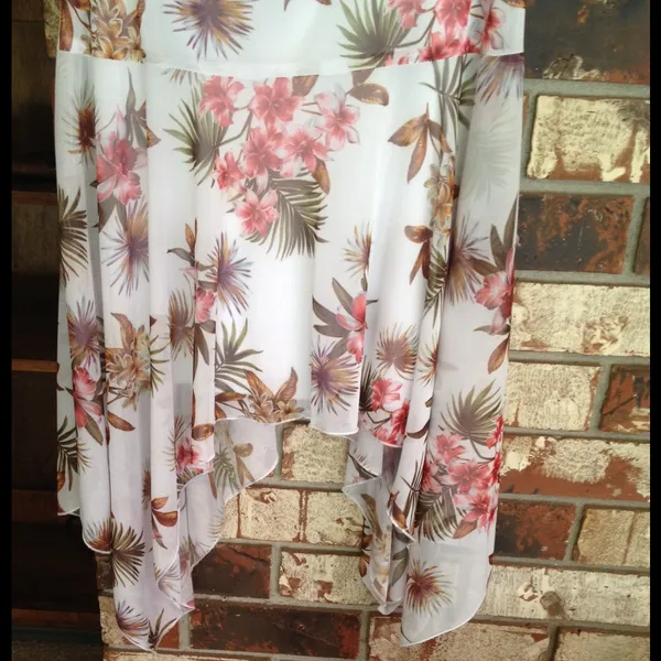 City Triangles Floral Strapless Hi-Lo Dress | Asymmetrical Summer Maxi - Image 7