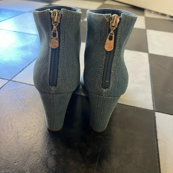 NEW G by Guess Denim Ankle Booties - Image 4