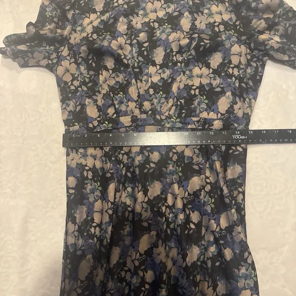 Astr The Label Floral Mock Neck Maxi Dress Sz L - Image 12