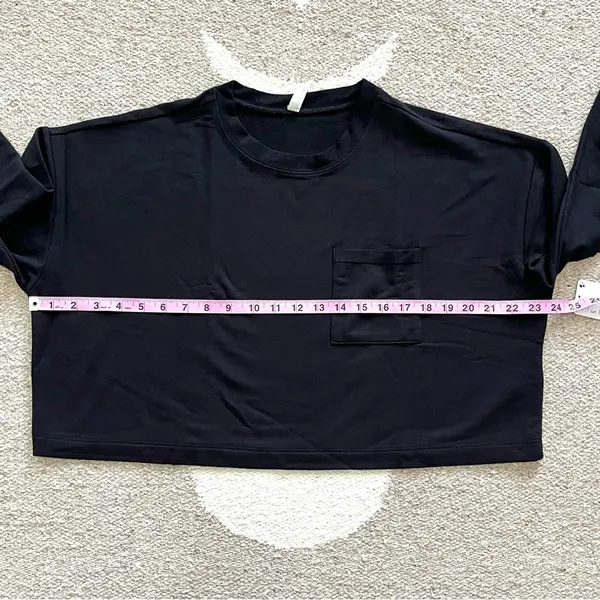 FP Movement Sunny Set Pullover Sweatshirt & Shorts in Black Small - Image 8