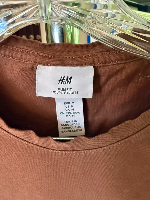 H&M Crew Neck Short Sleeve T Shirt - Image 3