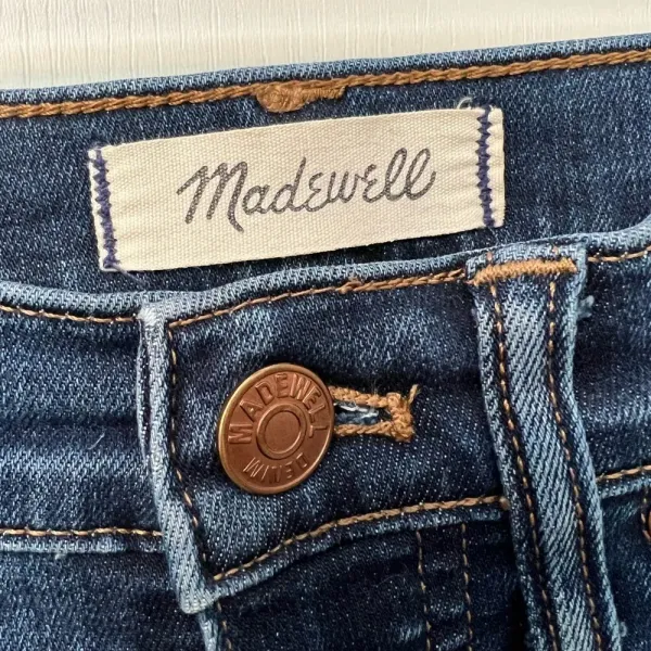MADEWELL 10” High-Rise Skinny Jeans in‎ Danny Wash: Tencel Denim Edition size 25 - Image 6