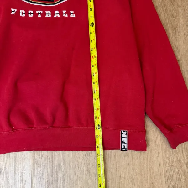 Size L- Vintage NFL Team Apparel San Francisco 49ers Football Sweatshirt - Image 4