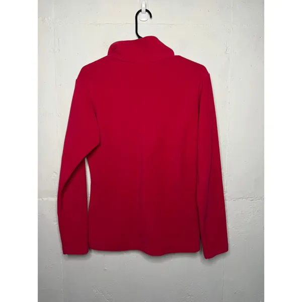 Patagonia Women's Micro D 1/4-Zip Fleece Pullover Size Small Magenta Pink - Image 6