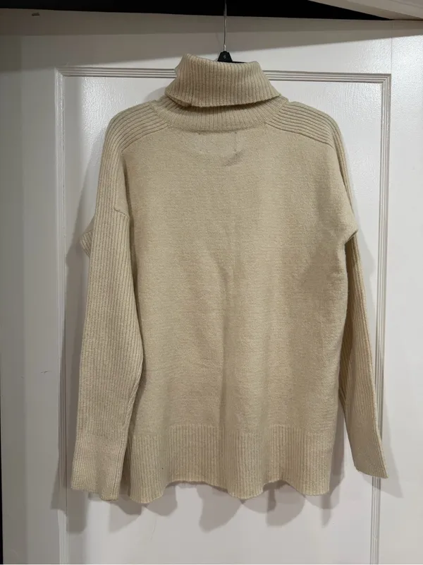 Calvin Klein Men's Beige Turtleneck Sweater​ - Image 7