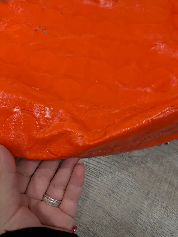 NWT Kate Spade Melrose Noel Orange Leather Bag - Image 9