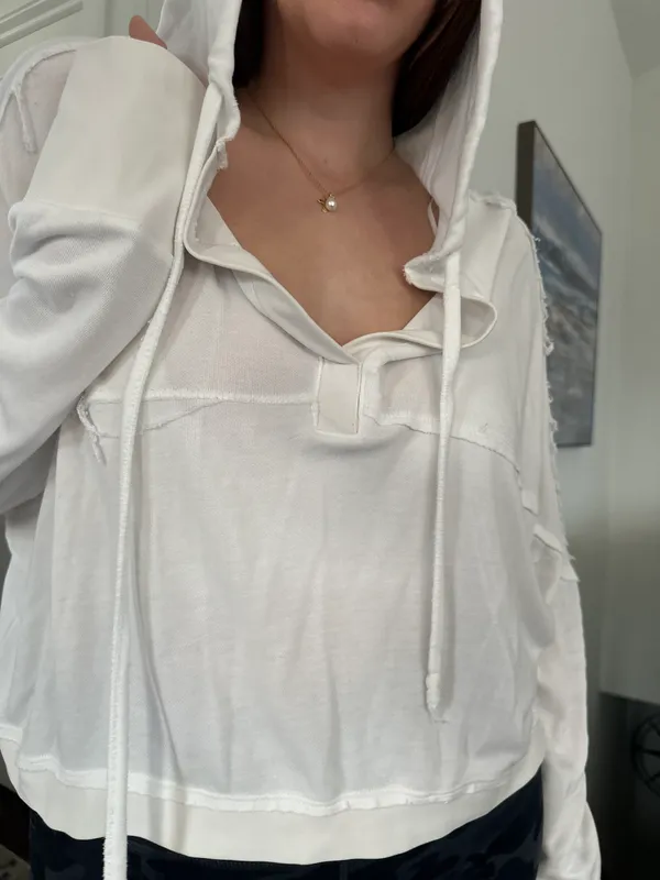 Altar'd State White Hoodie - Image 3