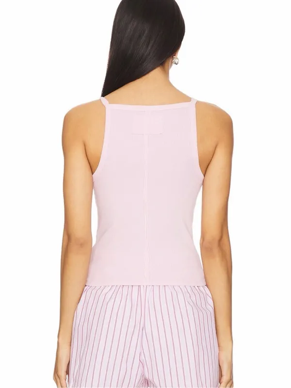 Free people small NWOT We The Free Mia Tank in Pink A Boo $38 - Image 2
