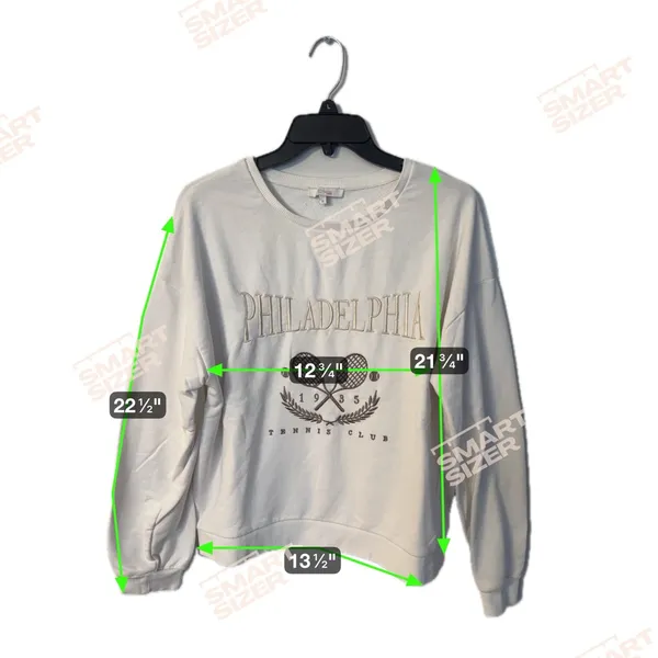 Philadelphia Tennis Club White Crewneck - Image 3