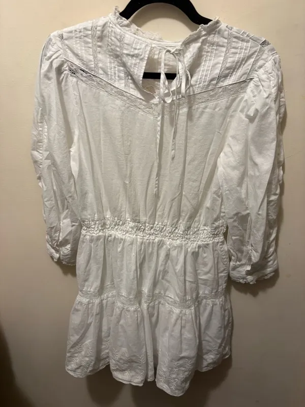 Loveshackfancy x target Talulah white mini dress size small - Image 4
