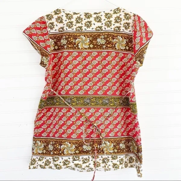 Bohemian Peasant blouse Size Large - Image 5