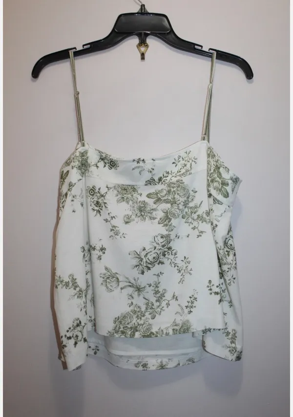 Antonio Melani Top White with flowers - Image 3