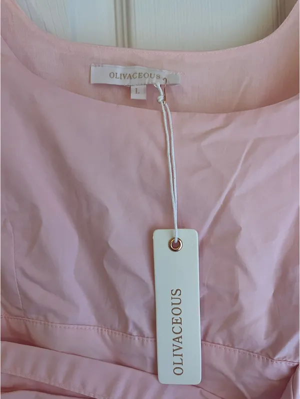 Olivaceous Pink Mini Dress - Image 4