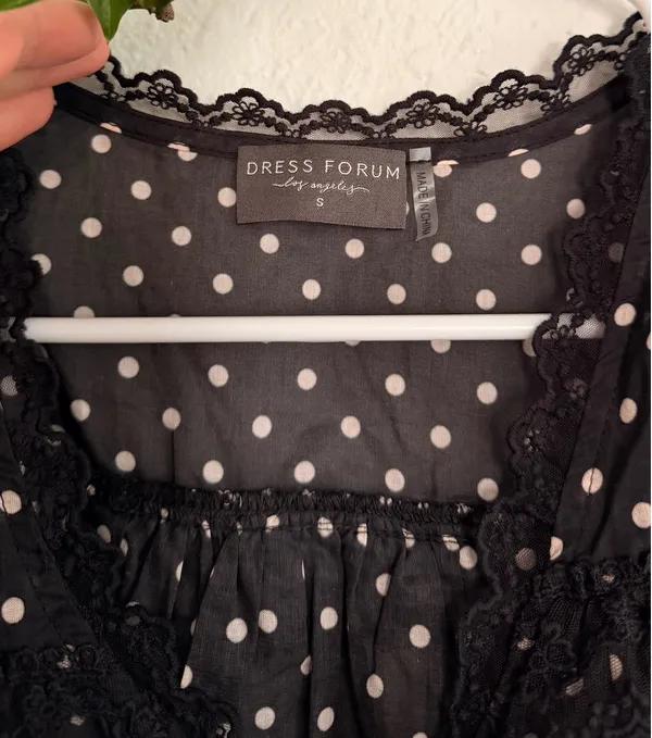 Free People Dress and forum Polka Dot blouse - Image 4