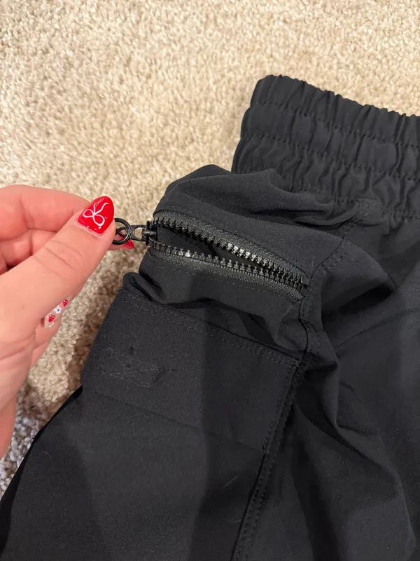 Layer8 Black Athletic Shorts With Pockets - Image 3