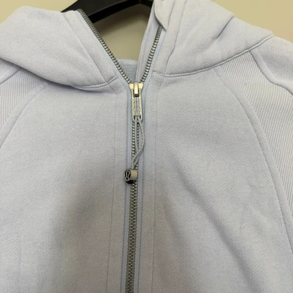 Lululemon Scuba Oversized Full Zip Hoodie - Pastel Blue - XS/S - Image 5
